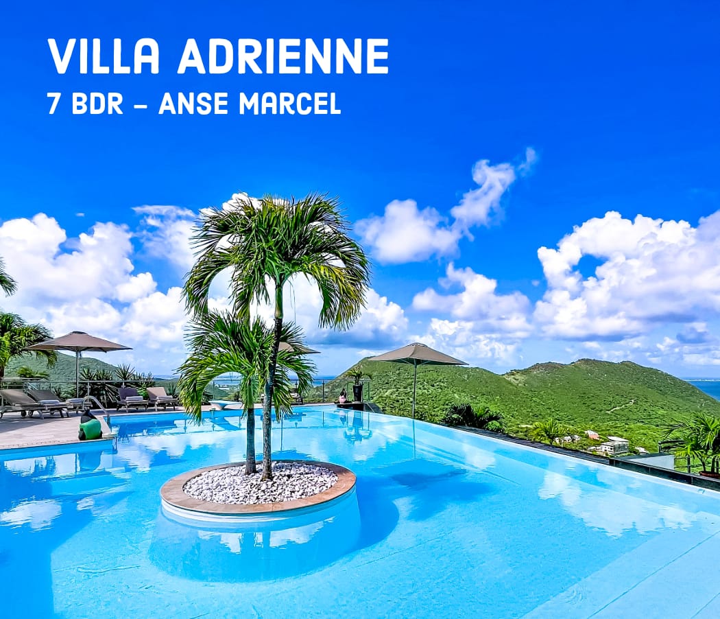 Nouvelle villa de luxe 7 chambres à Saint-Martin avec conciergerie