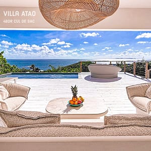 Nouvelle décoration pour cette villa 4 chambres avec conciergerie sur SXM