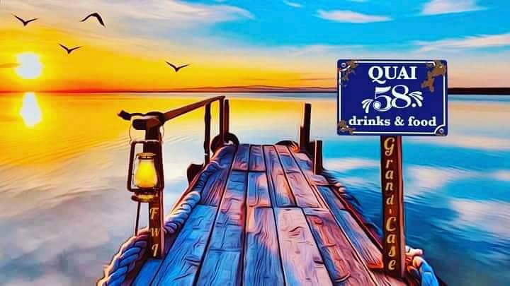 Quai 58, le bar incontournable au coucher du soleil à Grand Case !